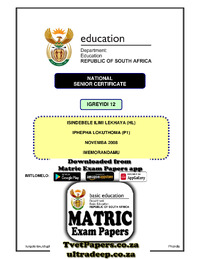 2008pp IsiNdebele HL P1 Nov 2008 Memo.pdf